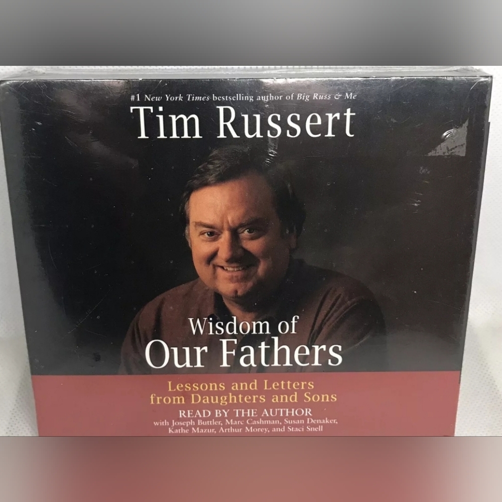 Audiobook CD Wisdom of Our Fathers Lessons and Letters by Tim Russert Sealed